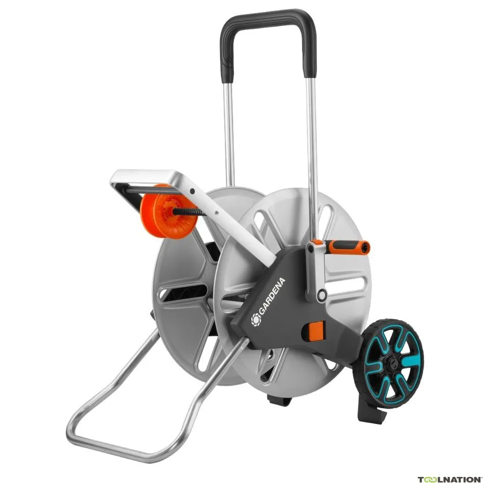 Gardena 18550-20 Carrello portagomma AquaRoll L Easy Metal Set