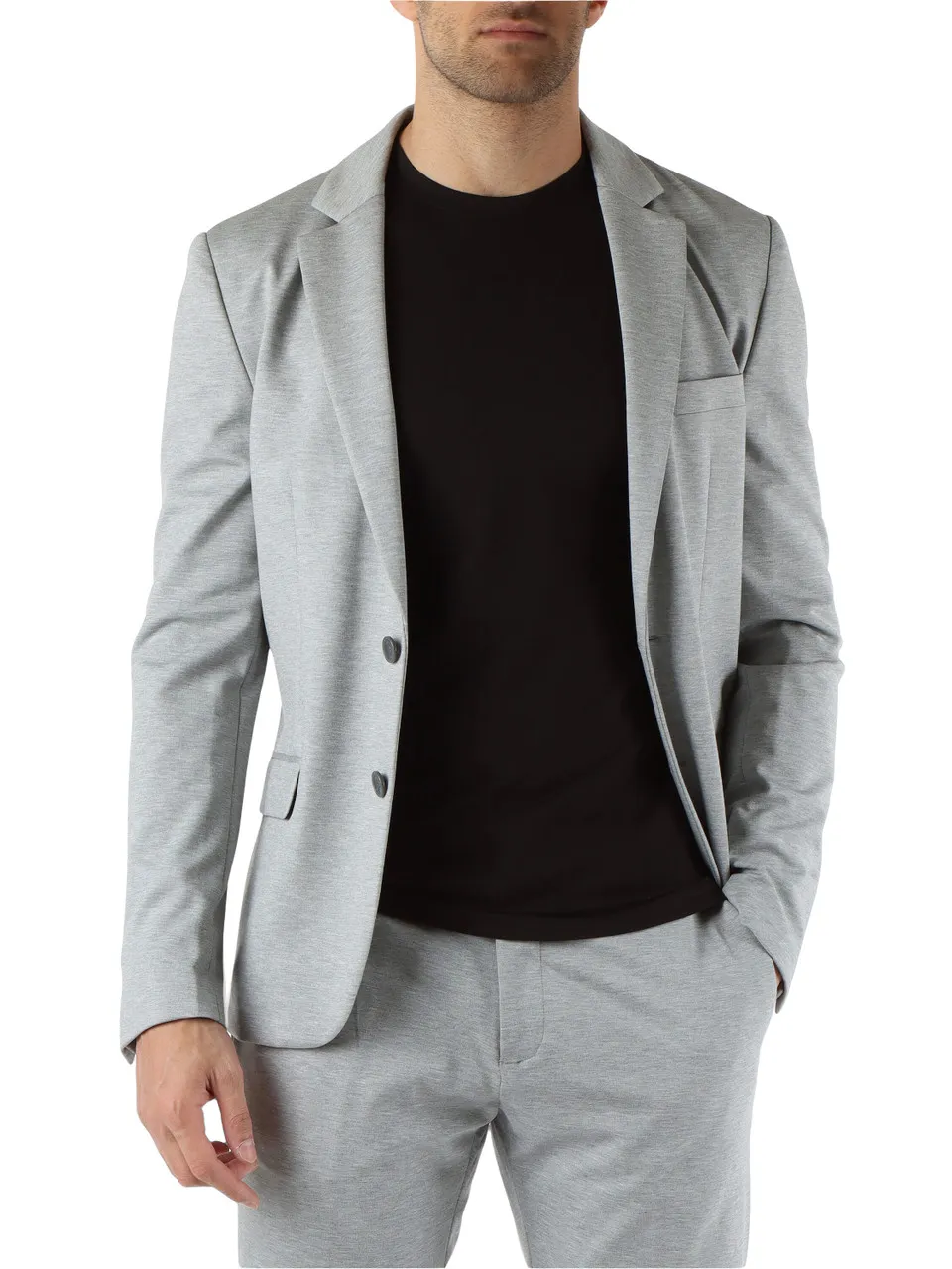Giacca ASHE super slim fit in misto viscosa