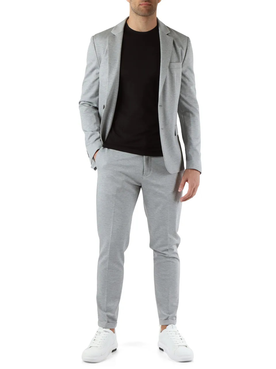 Giacca ASHE super slim fit in misto viscosa