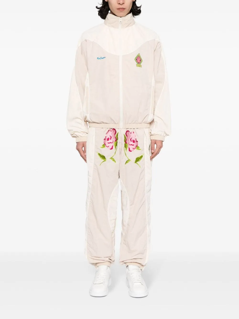 Giacca Brooklyn Botanics con ricamo in bianco - uomo