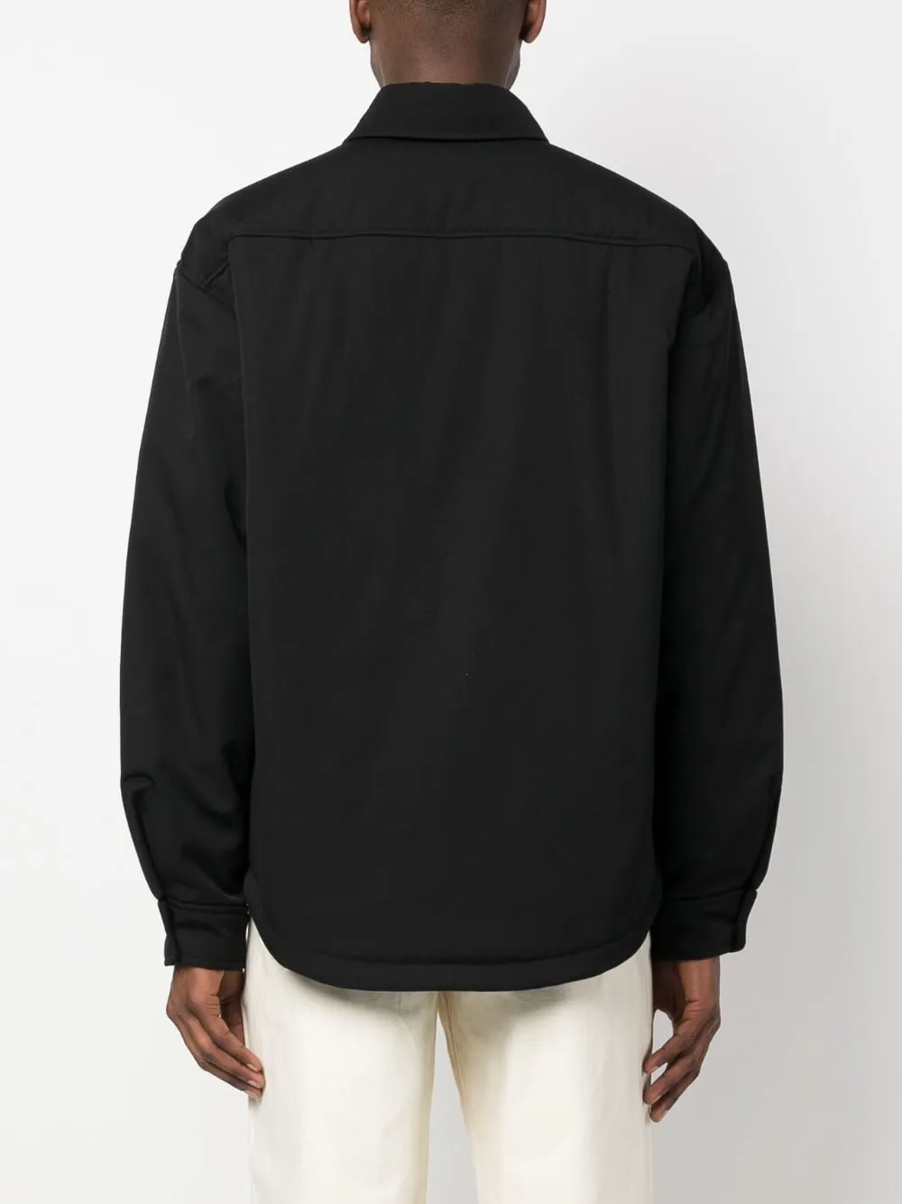 Giacca-camicia la chemise boulanger in nero - uomo