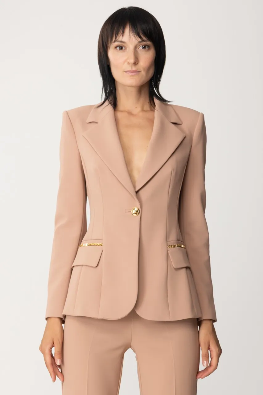 Giacca con accessori gold Nudo
