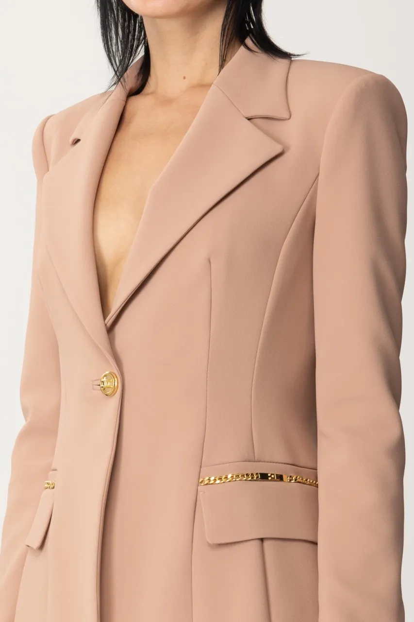 Giacca con accessori gold Nudo