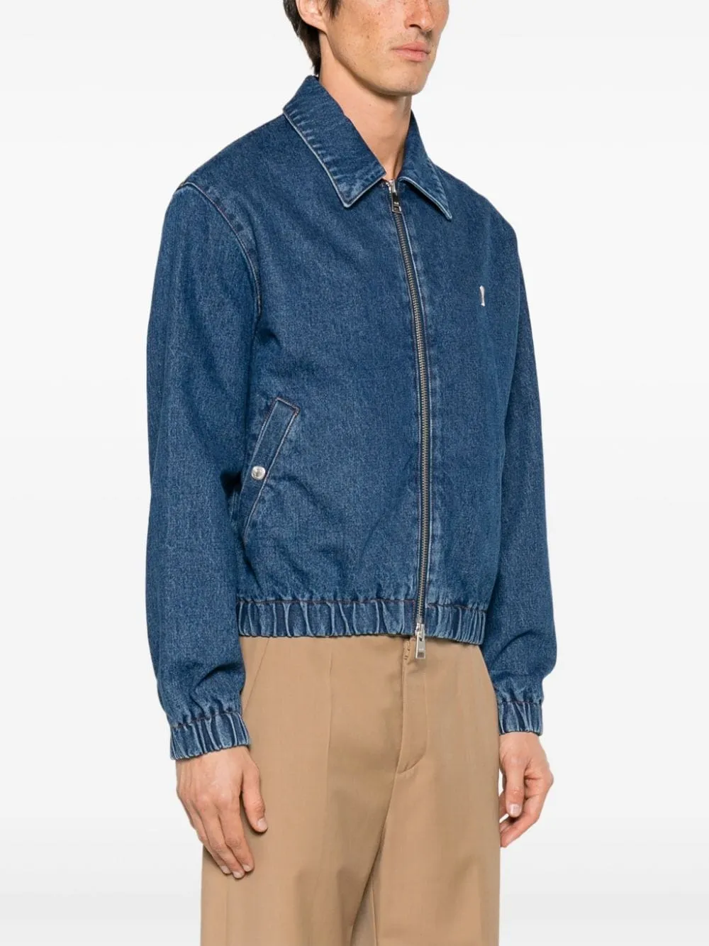 Giacca denim Ami de Coeur in blu - uomo