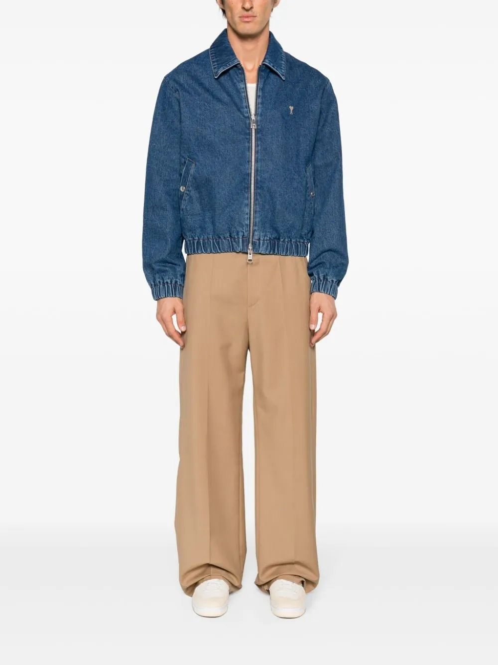Giacca denim Ami de Coeur in blu - uomo
