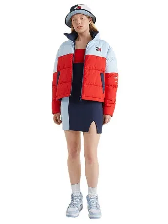 Giacca Donna Imbottita Color Block