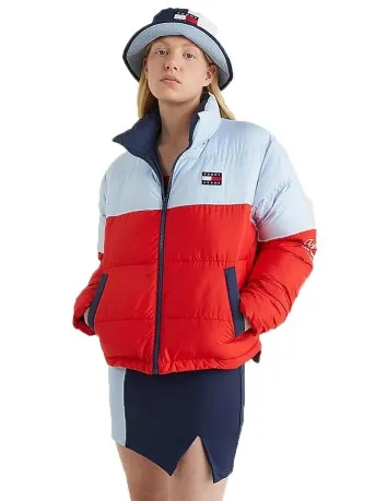Giacca Donna Imbottita Color Block