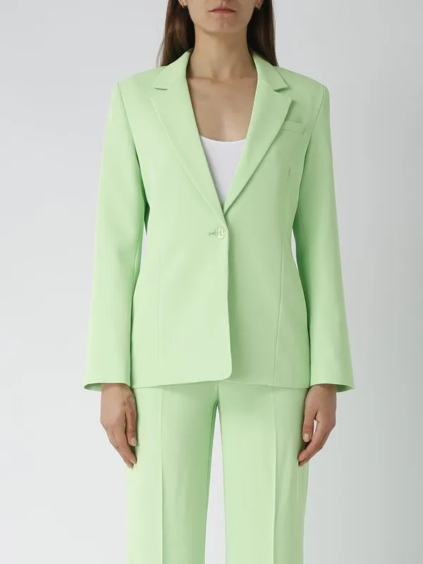 Giacca donna Nenette in crepe stretch Verde Mela