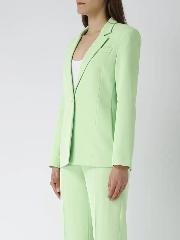 Giacca donna Nenette in crepe stretch Verde Mela