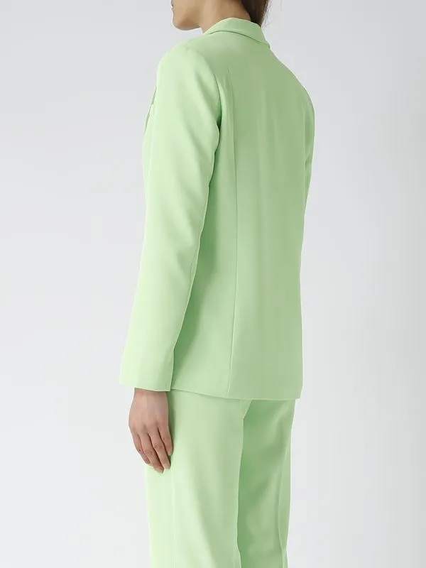 Giacca donna Nenette in crepe stretch Verde Mela