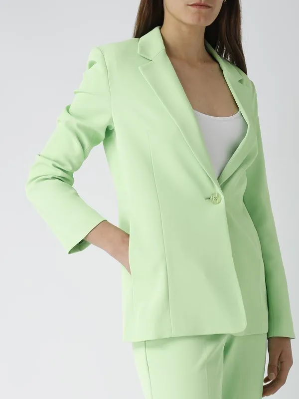 Giacca donna Nenette in crepe stretch Verde Mela