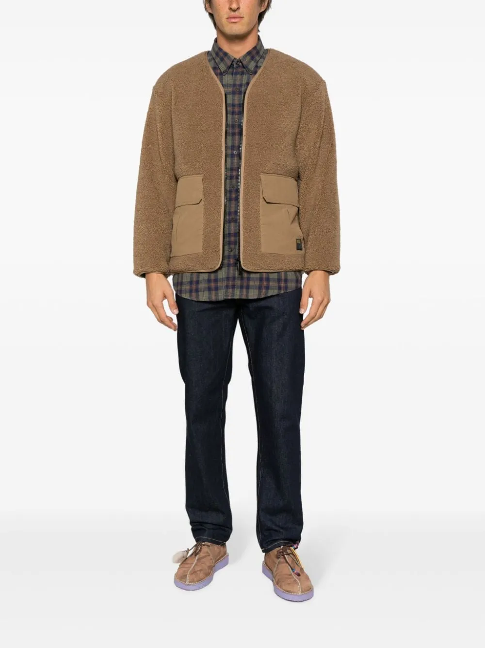 Giacca imbottita Devin Liner in marrone - uomo