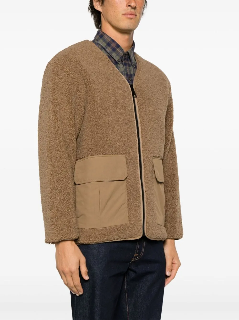 Giacca imbottita Devin Liner in marrone - uomo