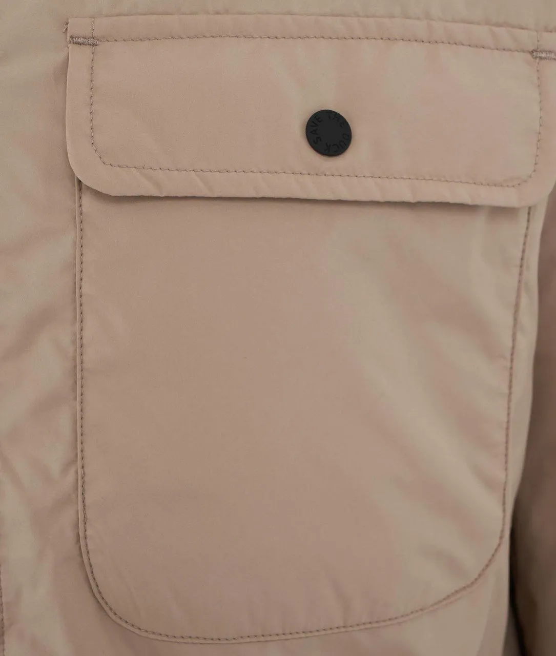 Giacca in eco-piua Lynx beige beige