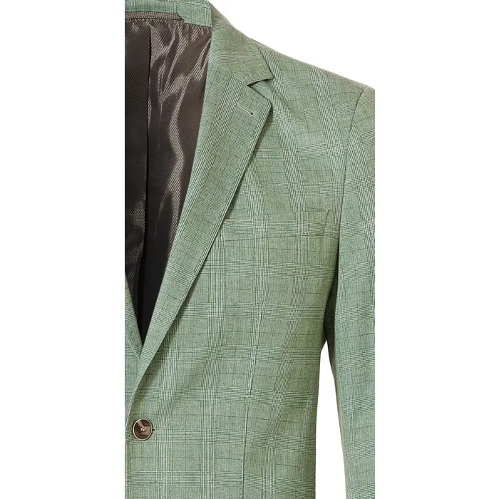 Giacca Weis in jersey glencheck elasticizzato Verde