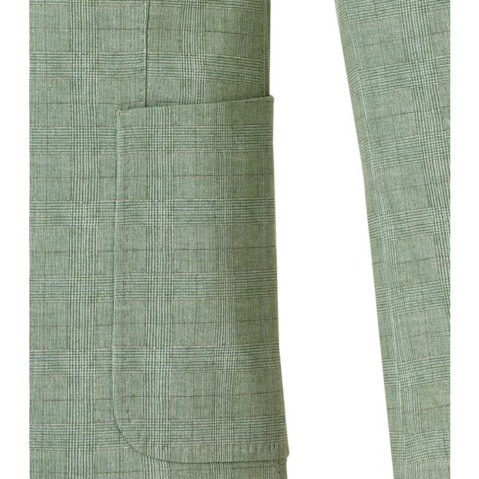 Giacca Weis in jersey glencheck elasticizzato Verde
