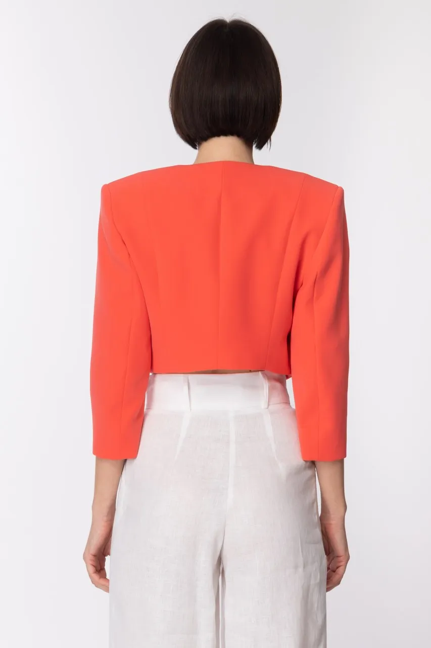 Giacchino crop Corallo