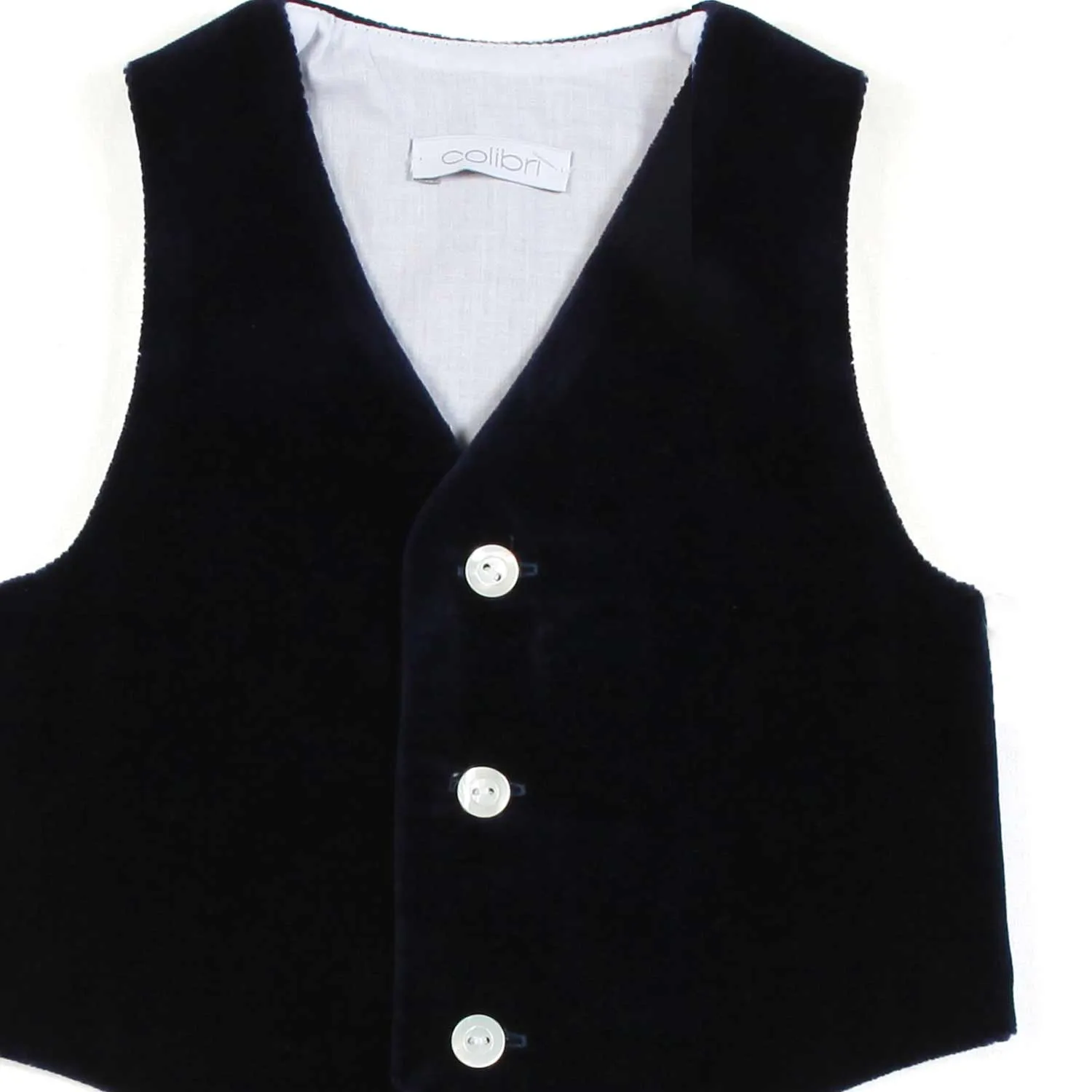 Gilet Blu Navy E Bianco Bimbo E Neonato