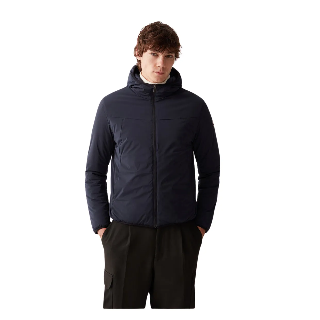 Giubbino Uomo Colmar Tessuto Stretch Blu Navy