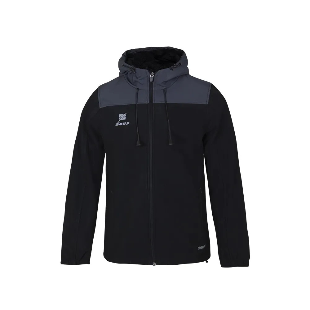 GIUBBOTTO SOFTSHELL NERO ZEUS SPORT