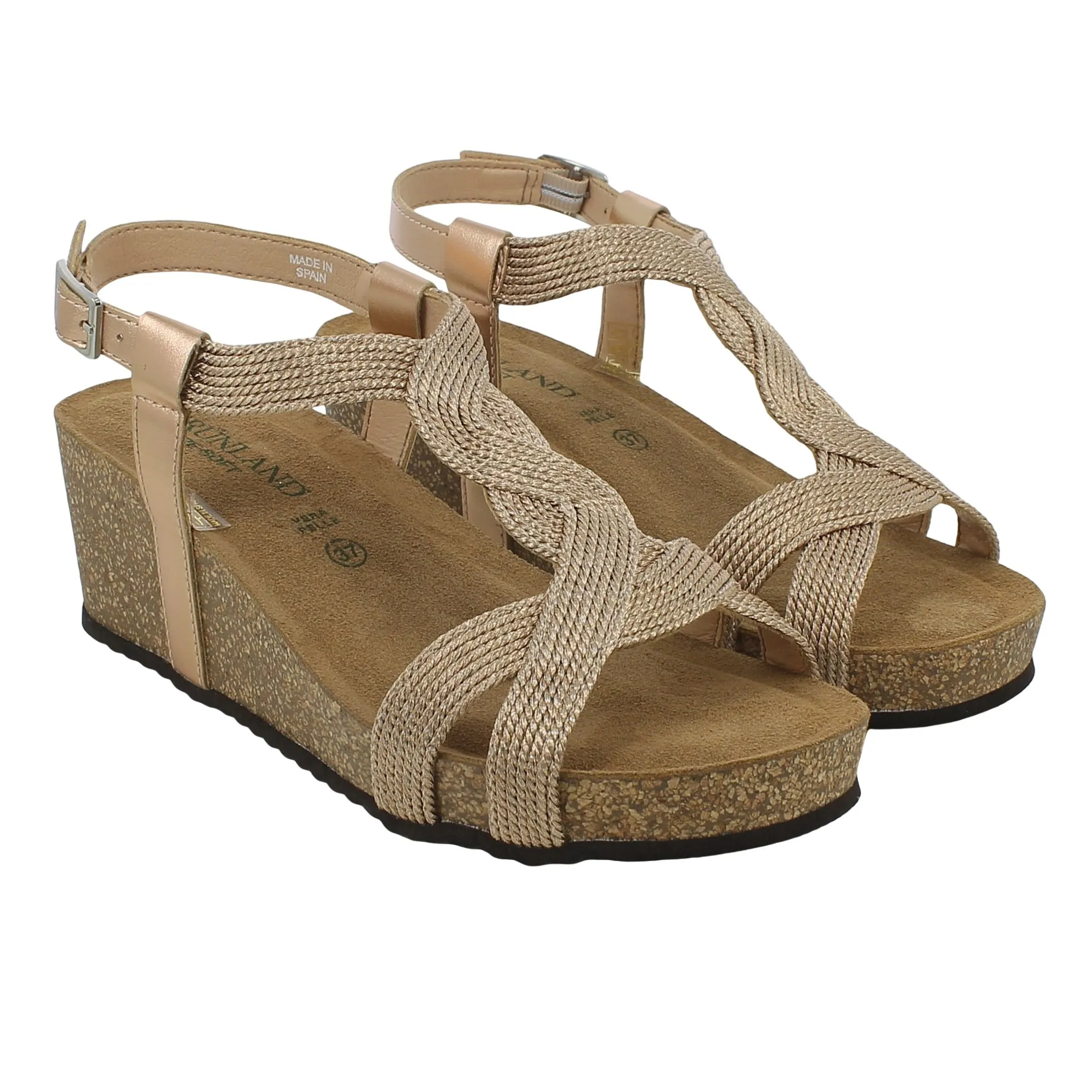 Grunland  Sandalo Ersi con Zeppa 