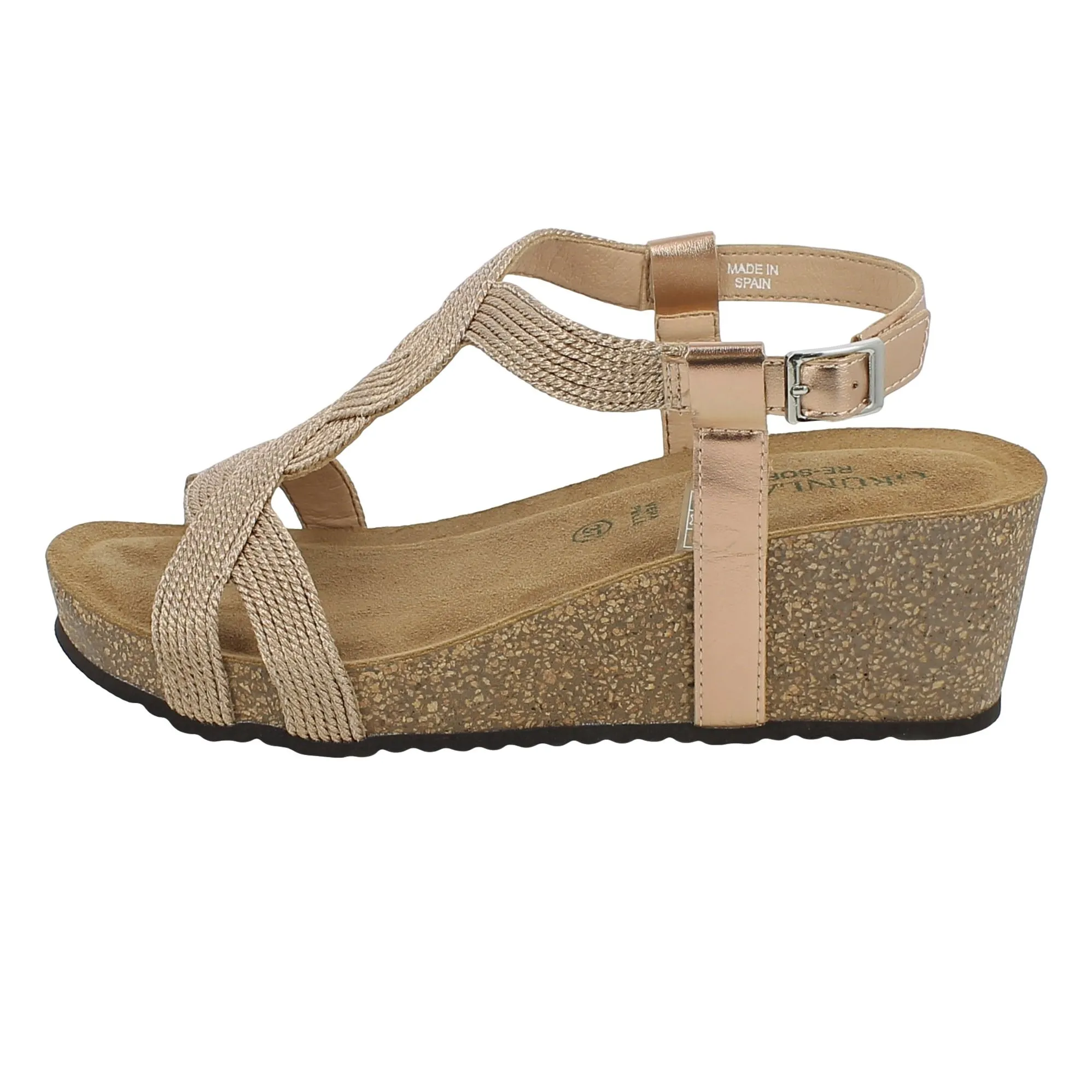 Grunland  Sandalo Ersi con Zeppa 