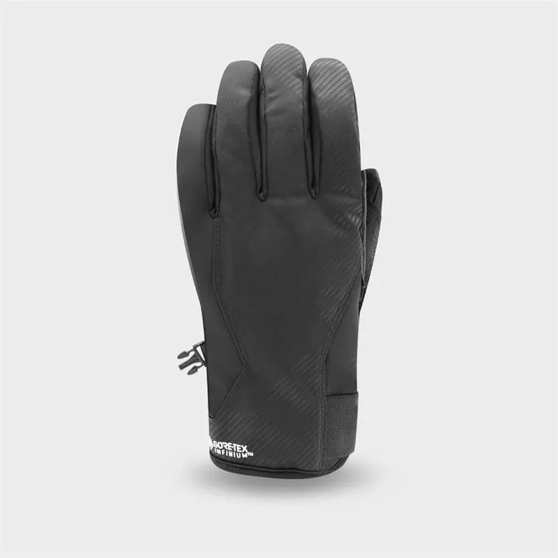 guanto racer short windstopper softshell (BIANCO NERO)