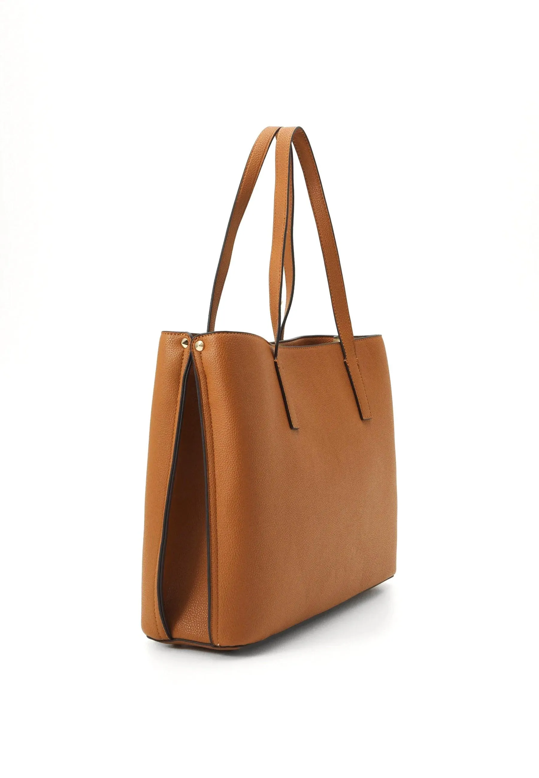 GUESS Eco Angy Borsa Tote Socety Cognac Marrone EVG896523