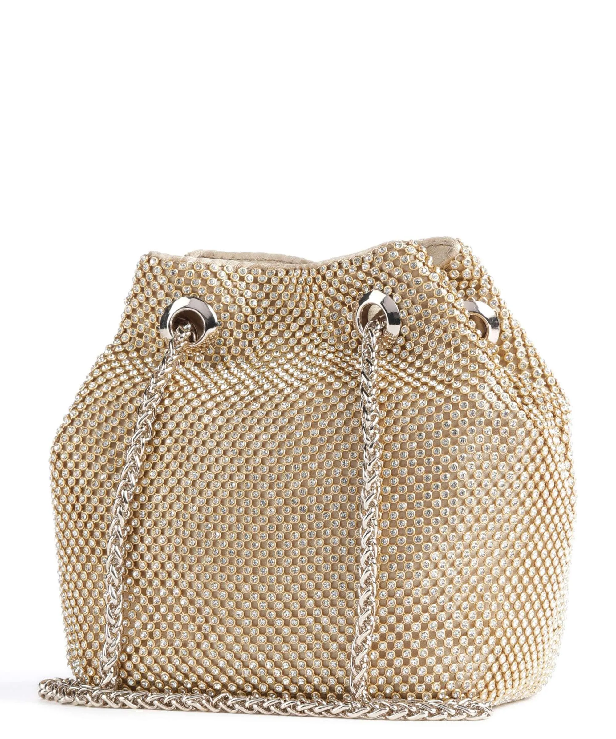  Guess Lua Borsa a secchiello tissu oro  