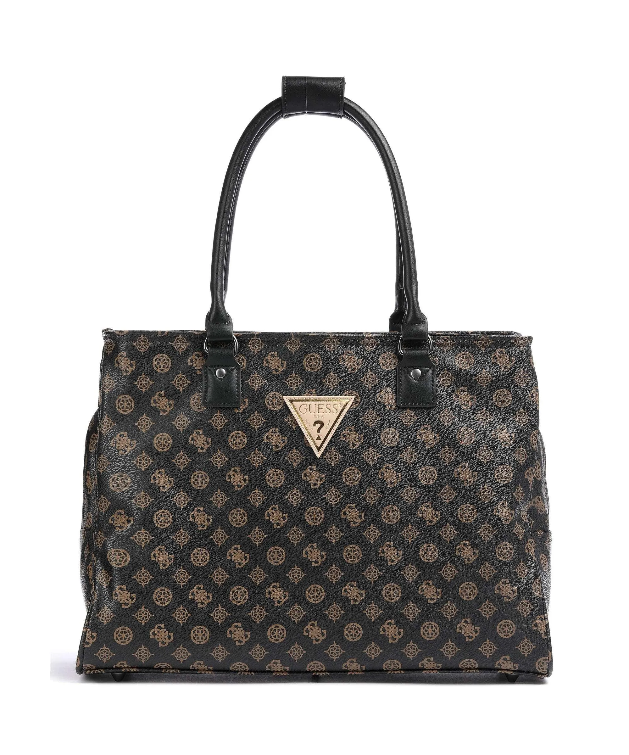  Guess Wilder Borsa shopper 13″ pelle sintetica marrone scuro  