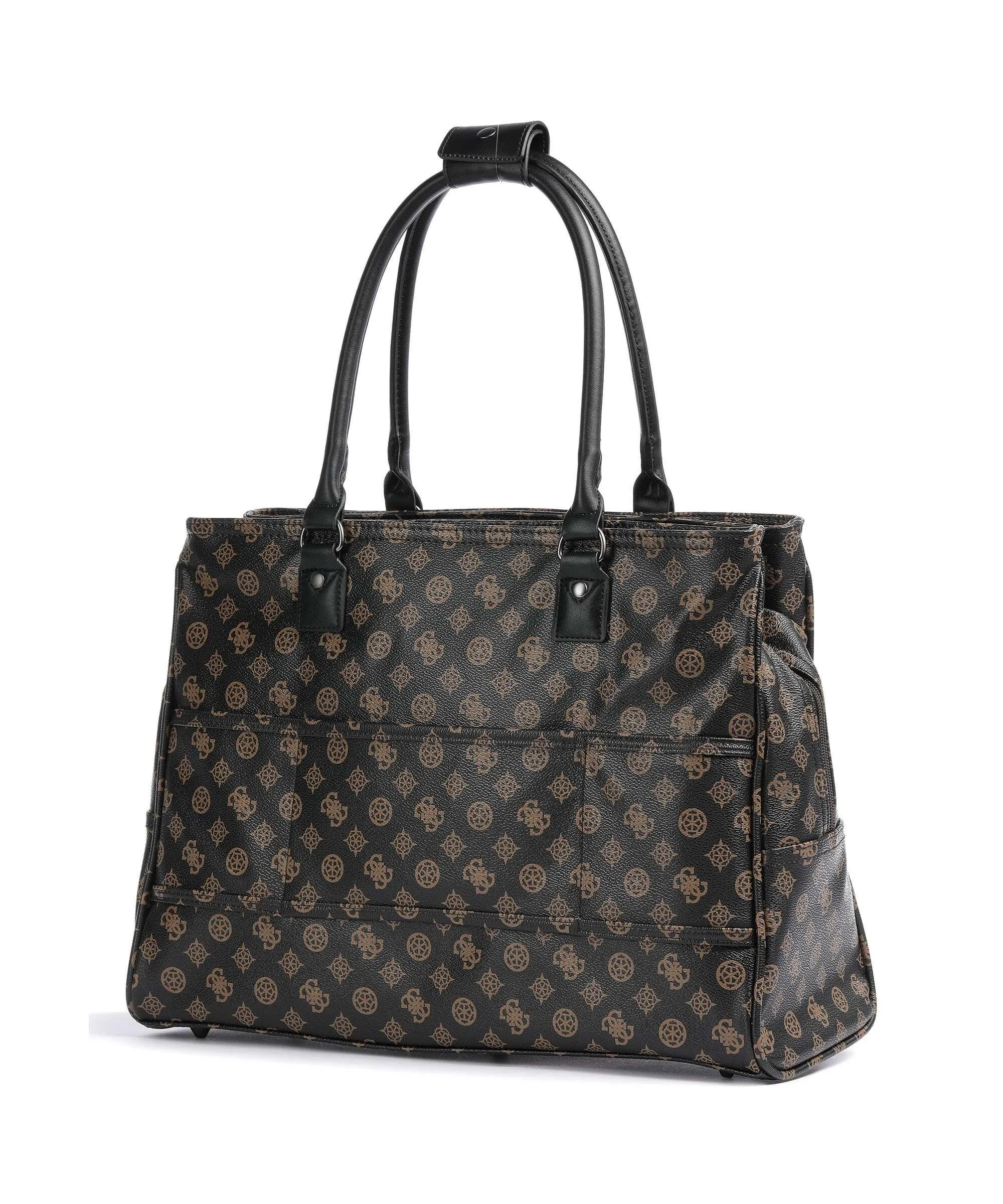  Guess Wilder Borsa shopper 13″ pelle sintetica marrone scuro  