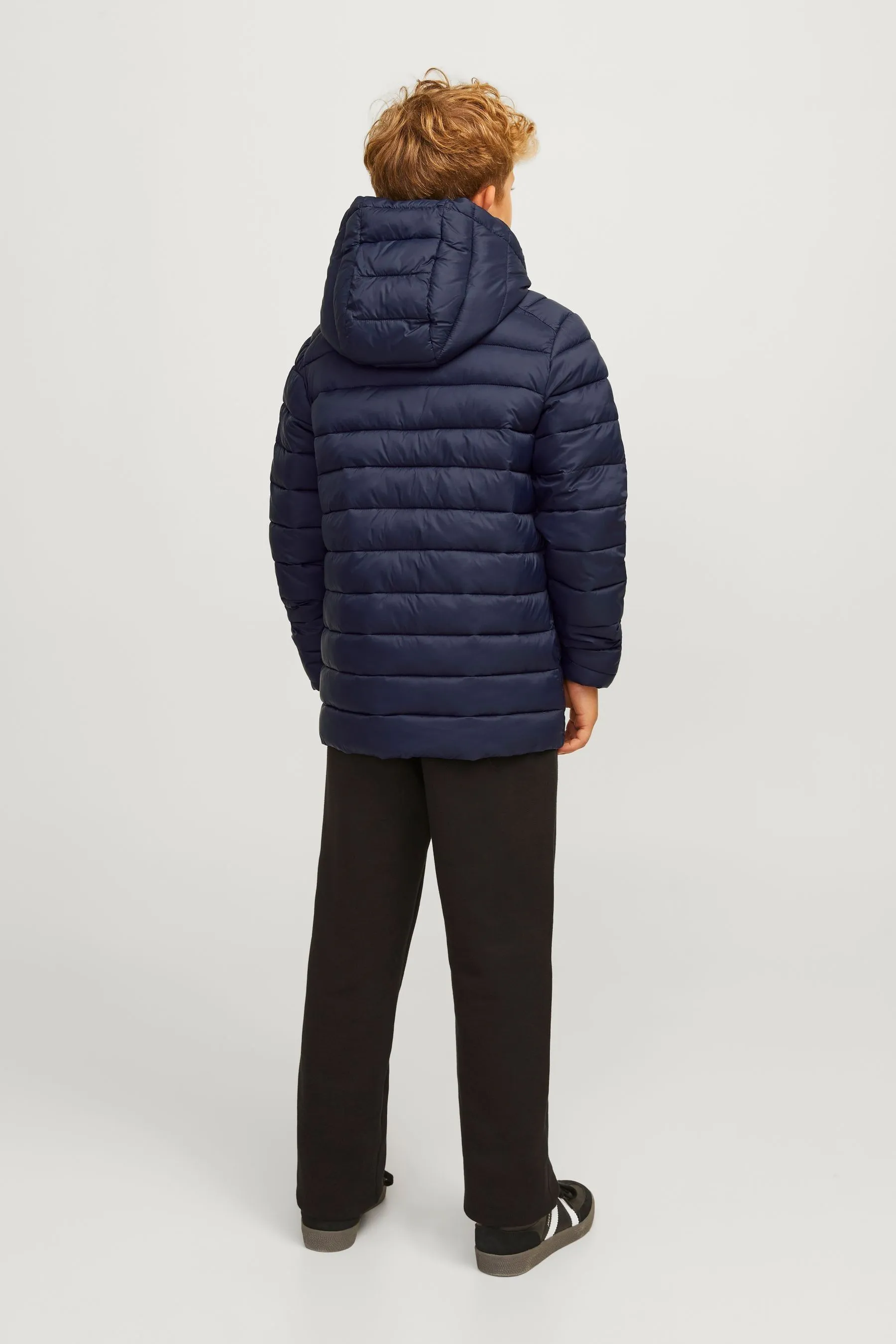 JACK & JONES JUNIOR Nero Hodded Giacca imbottita    