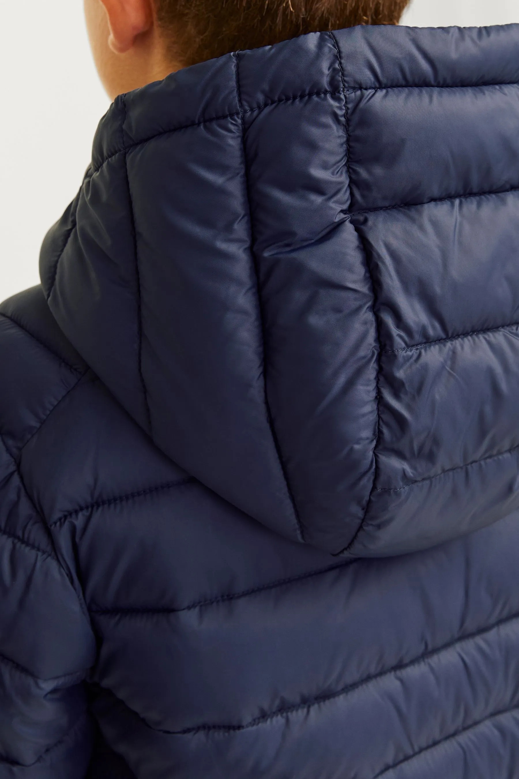 JACK & JONES JUNIOR Nero Hodded Giacca imbottita    