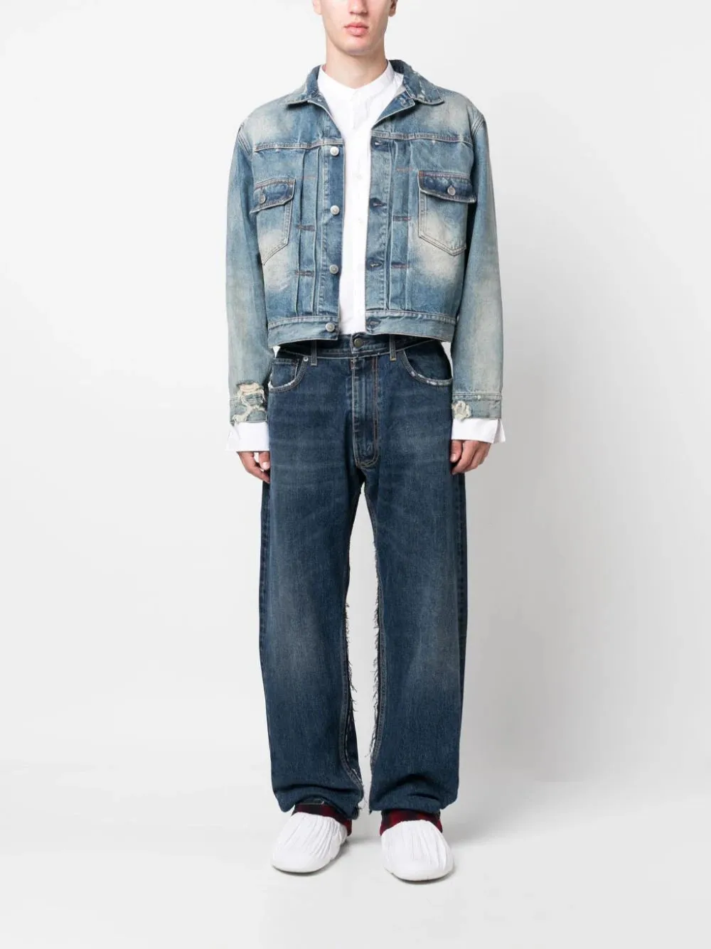 Jeans con effetto vissuto