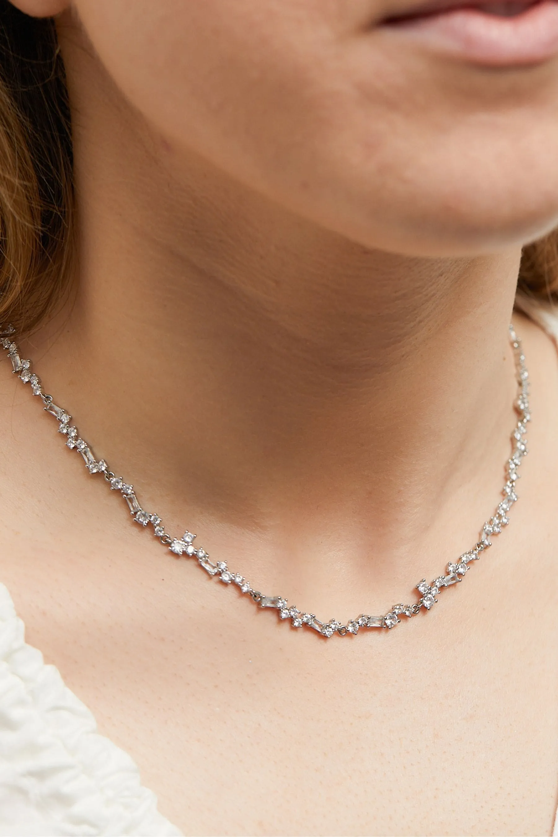 Jon Richard - Collana con Stone sparsi
