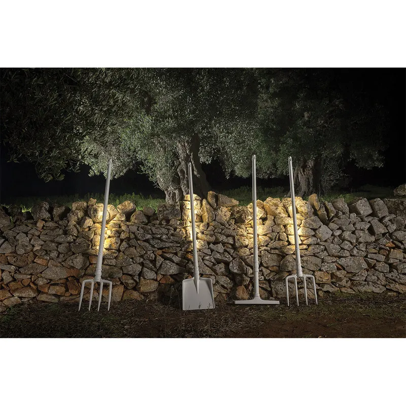 KARMAN Lampada da terra outdoor TOBIA, bianco