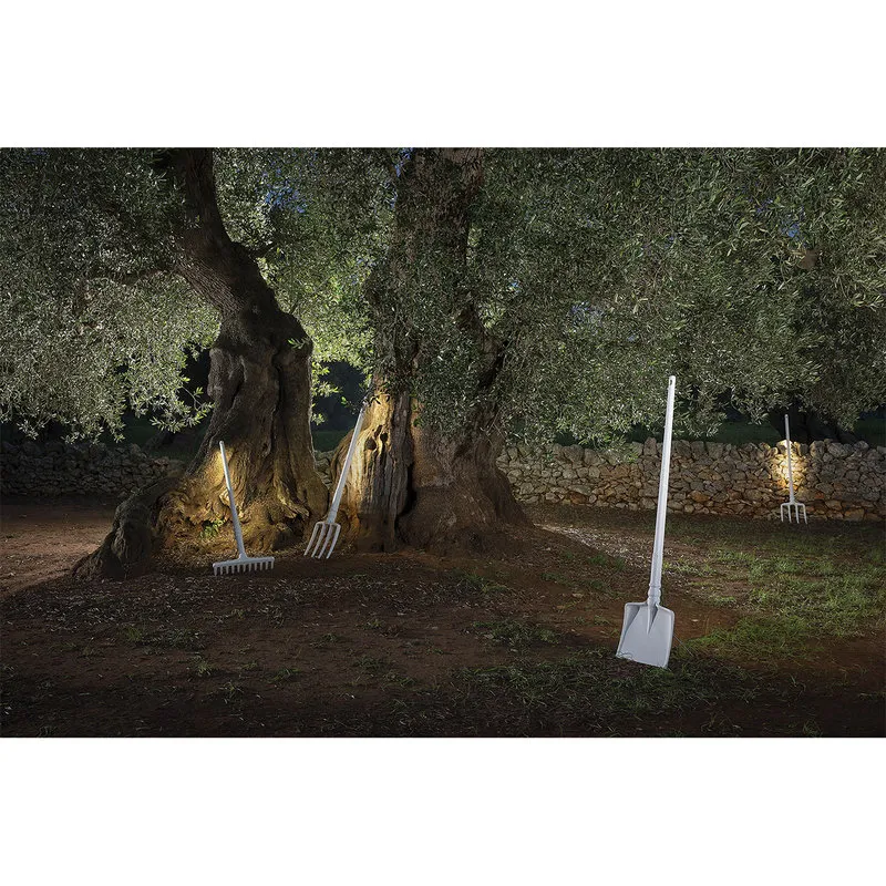 KARMAN Lampada da terra outdoor TOBIA, bianco