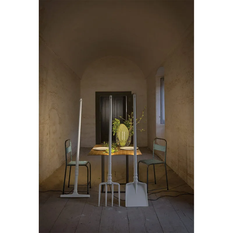 KARMAN Lampada da terra outdoor TOBIA, bianco