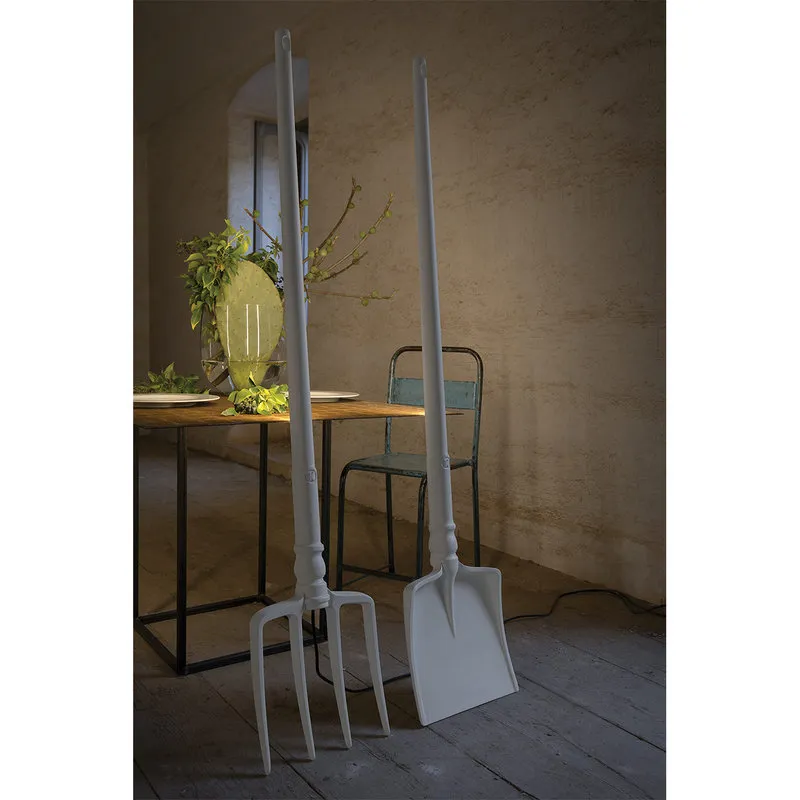 KARMAN Lampada da terra outdoor TOBIA, bianco