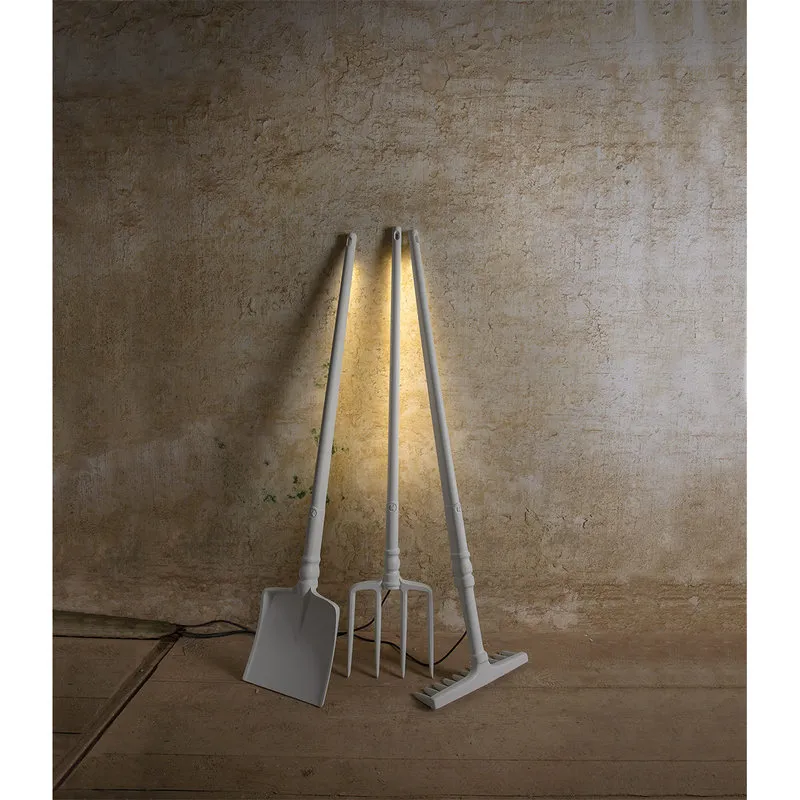 KARMAN Lampada da terra outdoor TOBIA, bianco