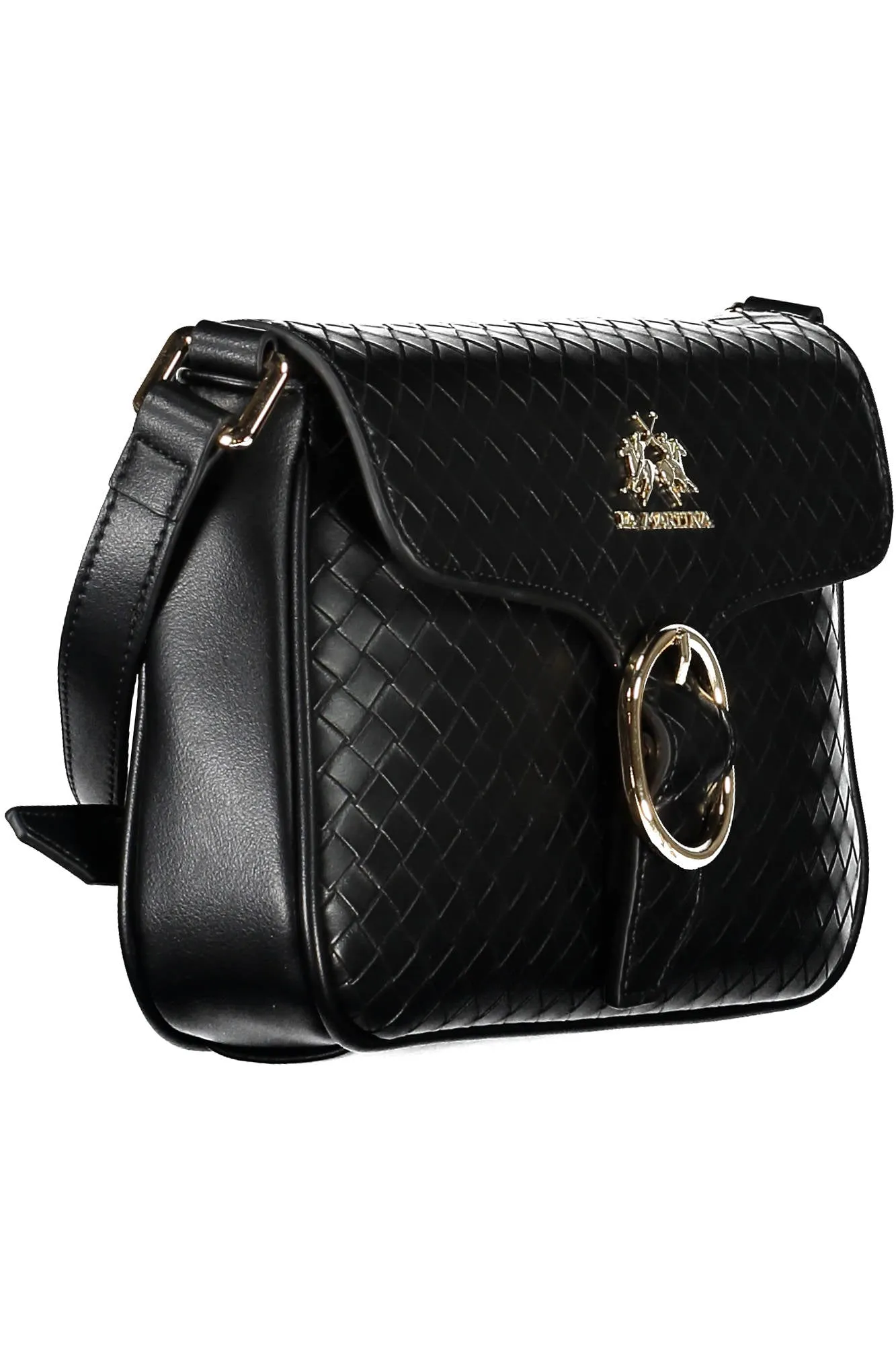 La Martina borsa nero tracolla   