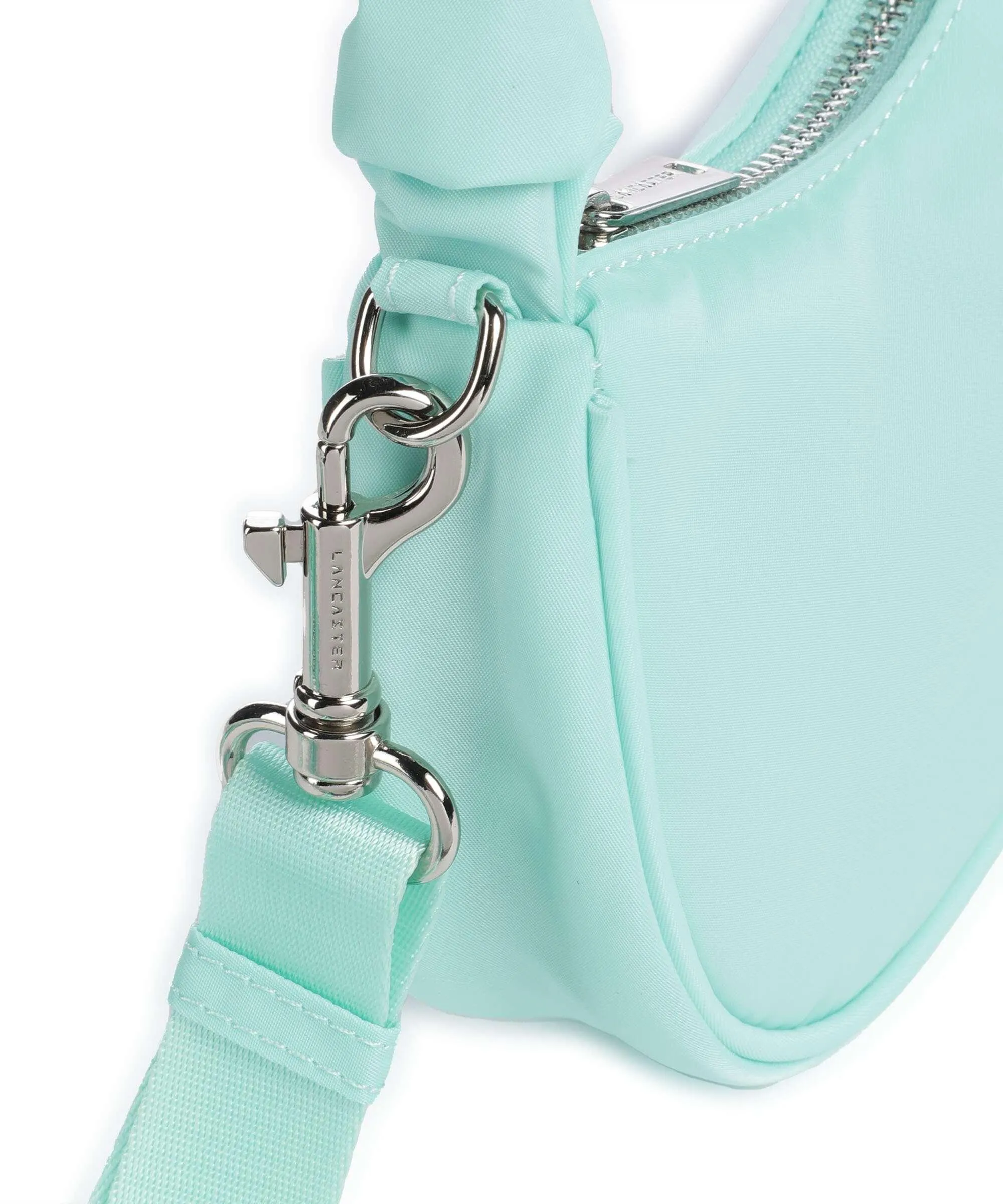  Lancaster Basic Chouchou Borsa a tracolla nylon verde menta  