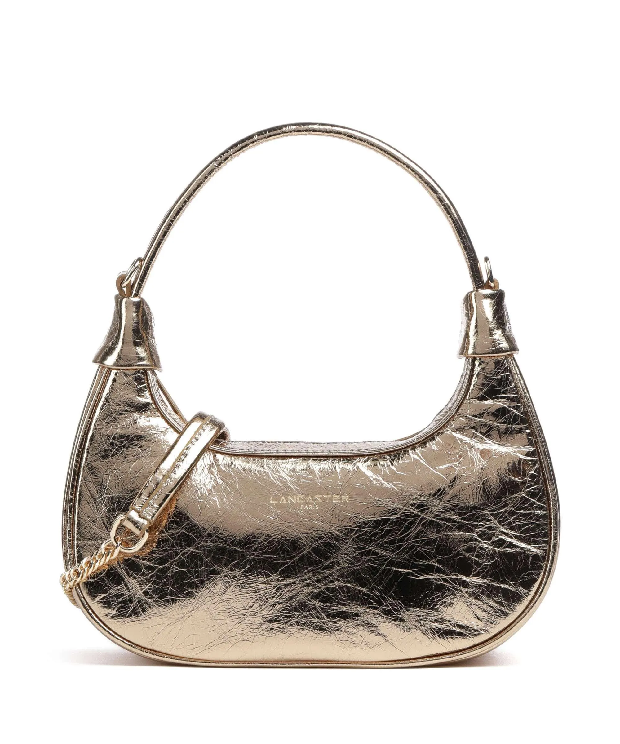  Lancaster Donna Aura Borsa a spalla morbida pelle bovina oro  