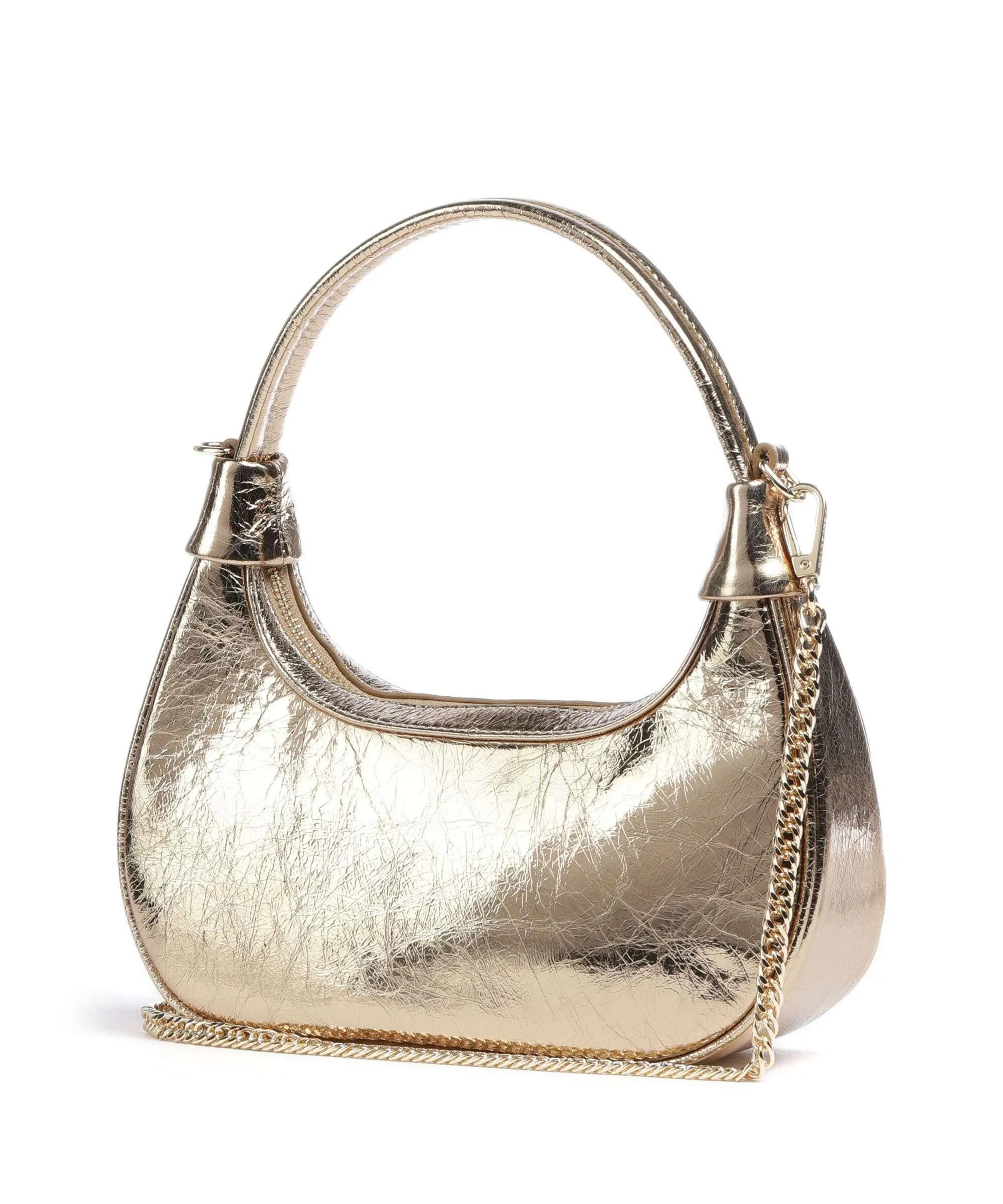  Lancaster Donna Aura Borsa a spalla morbida pelle bovina oro  