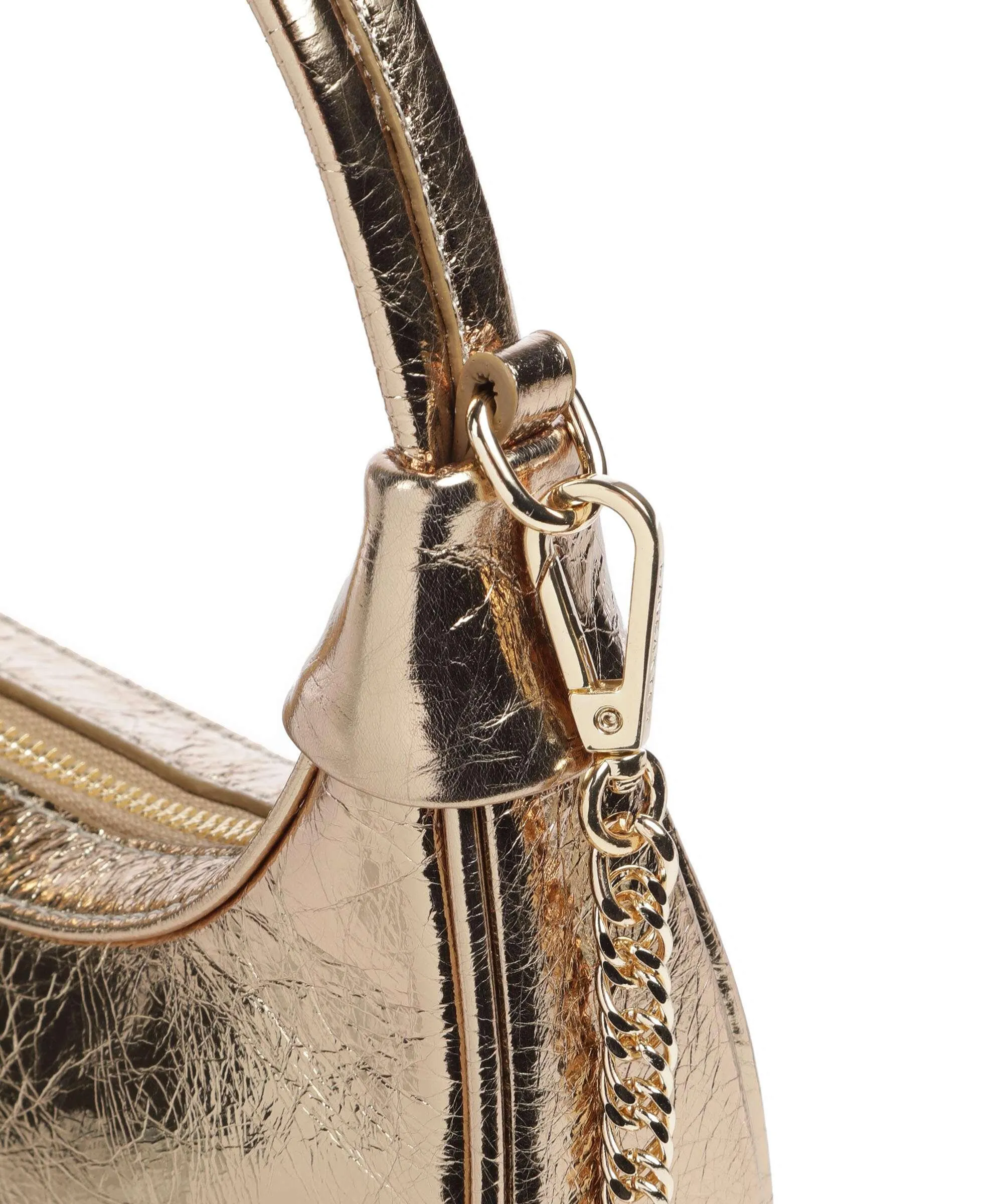  Lancaster Donna Aura Borsa a spalla morbida pelle bovina oro  