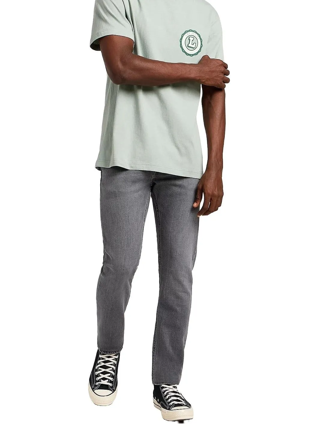 Lee Jeans Uomo Stretch Luke grigio