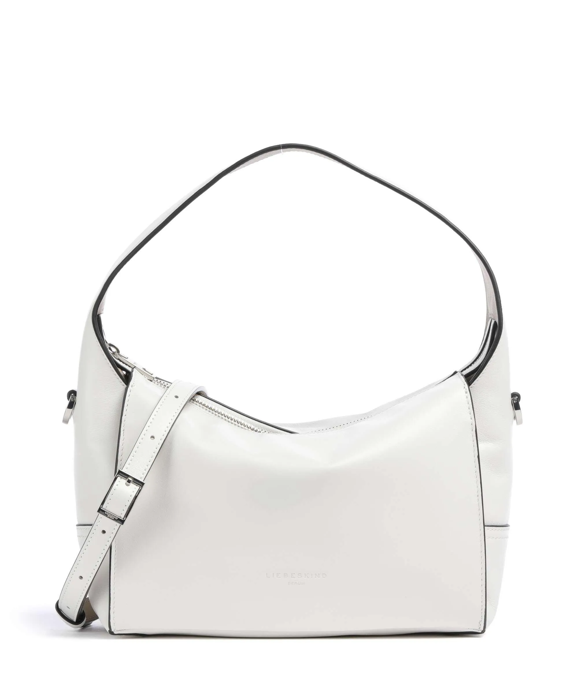  Liebeskind Lou Calf Optic S Borsa hobo pelle bianco  