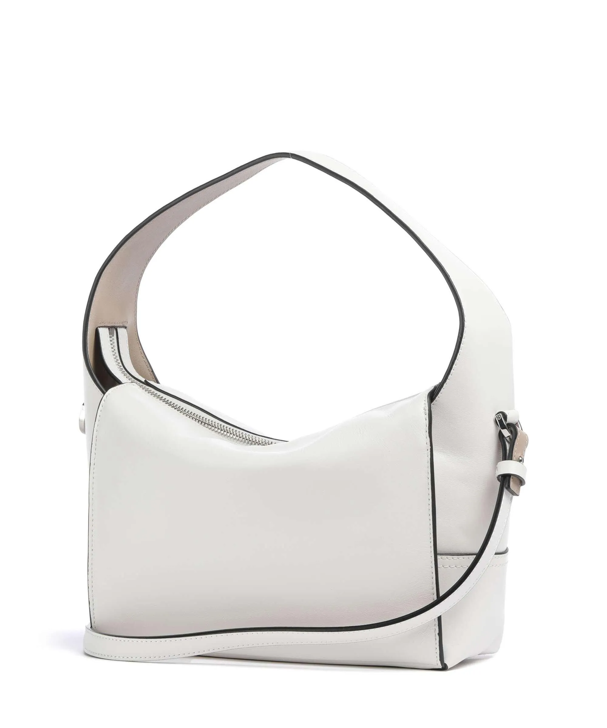  Liebeskind Lou Calf Optic S Borsa hobo pelle bianco  