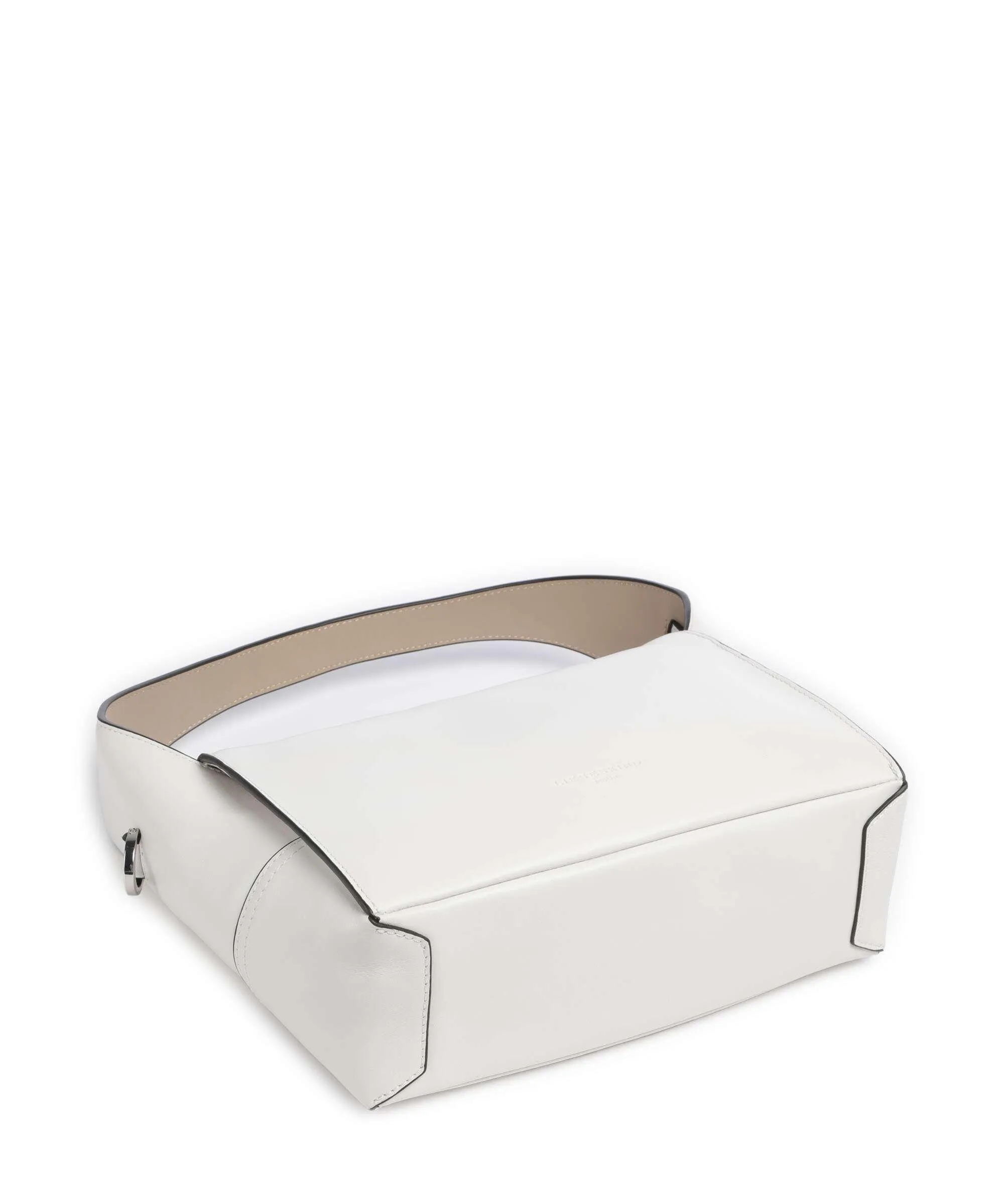  Liebeskind Lou Calf Optic S Borsa hobo pelle bianco  