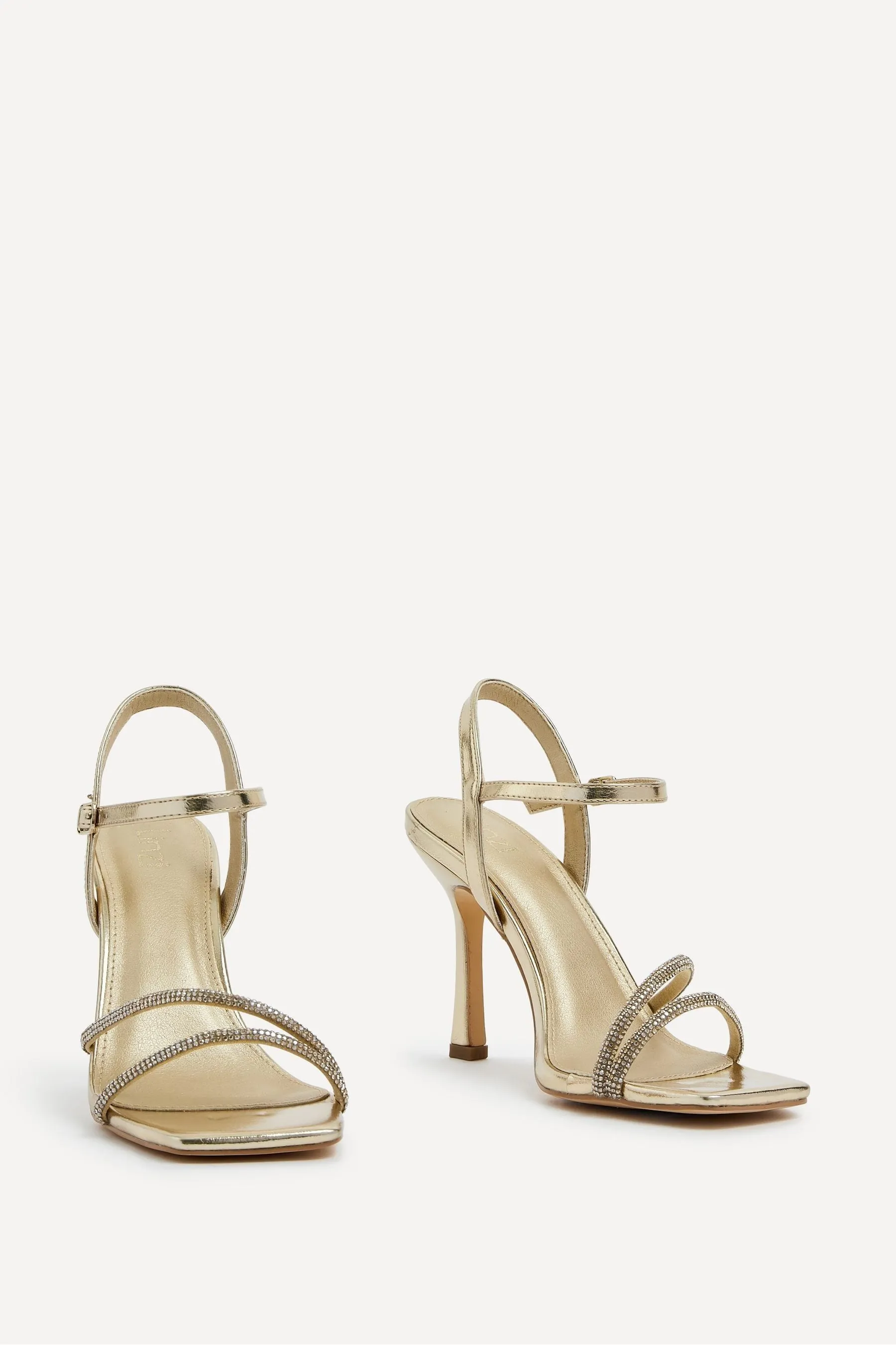 Linzi - Scarpe con tacco, strass e strass